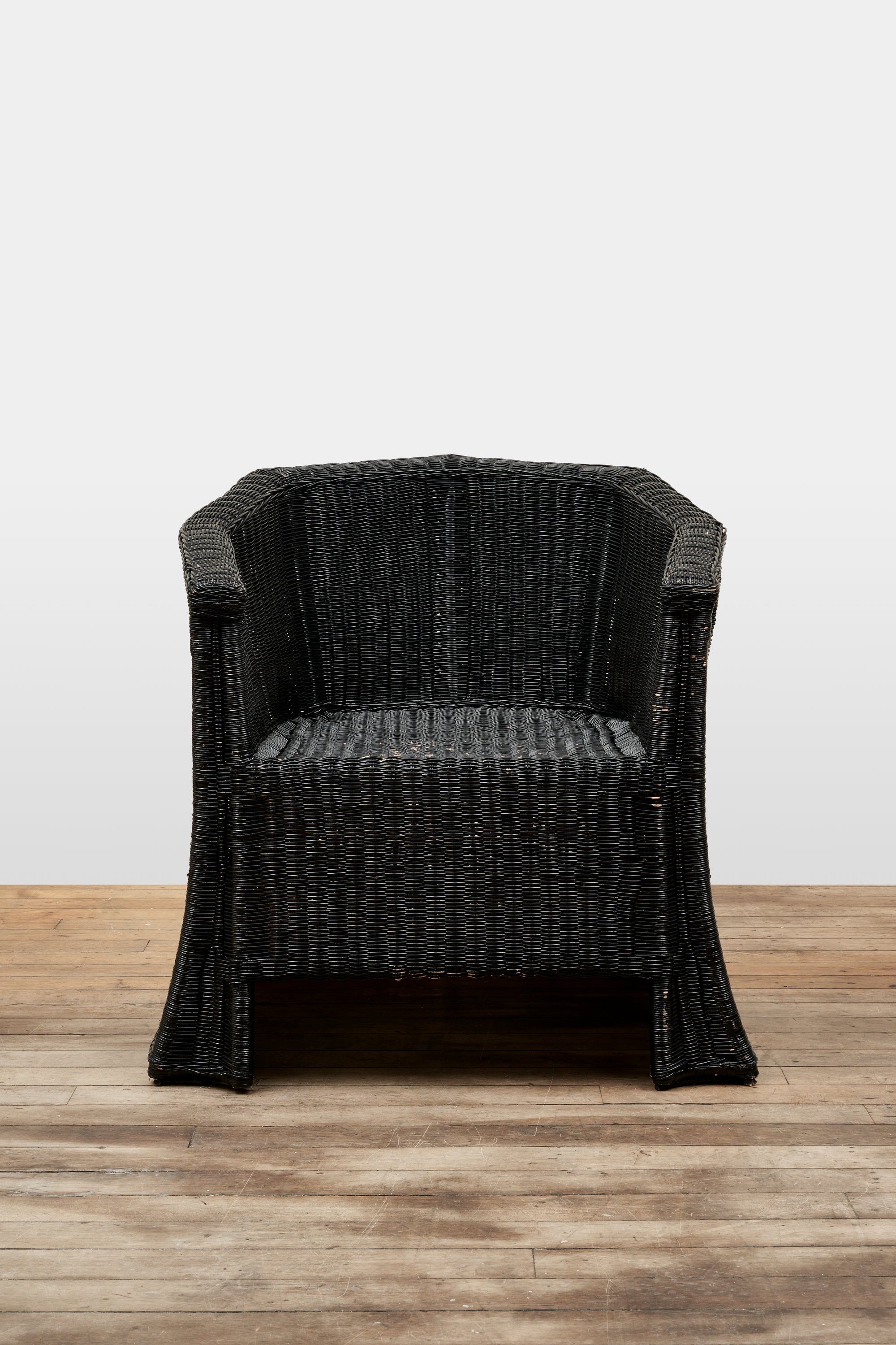 Painted Wicker Chair