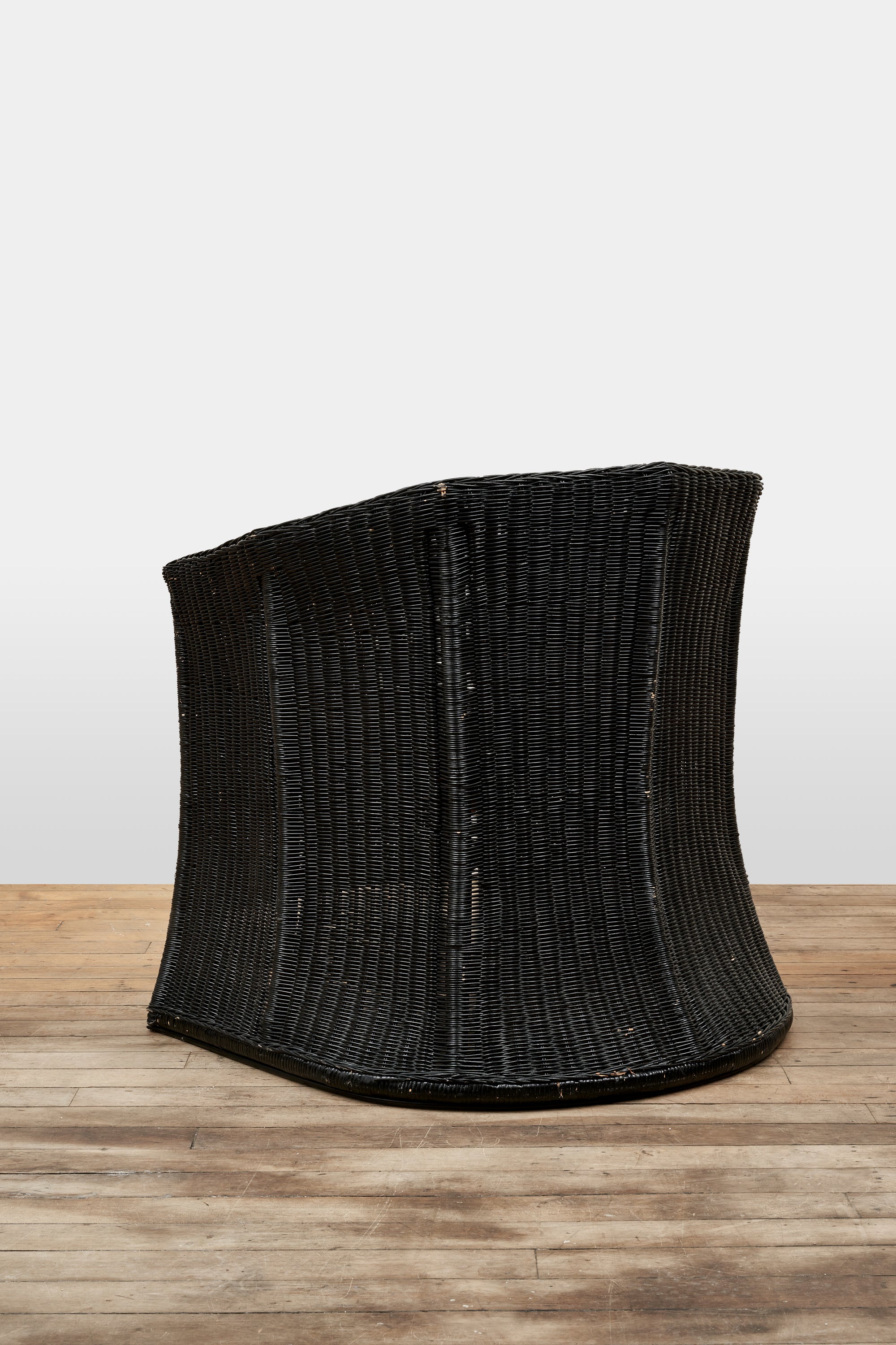 Painted Wicker Chair