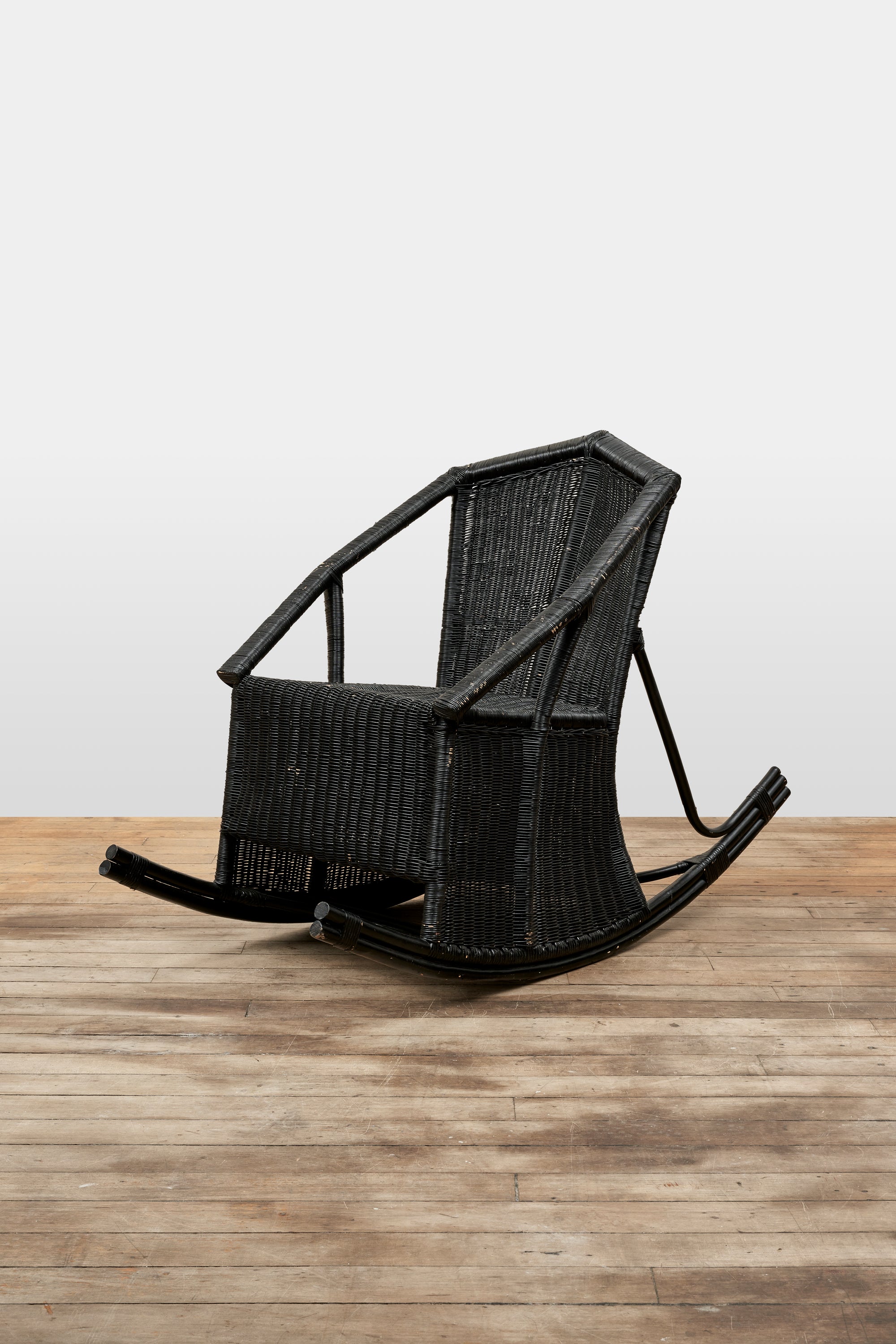 PAINTED WICKER CHAIR II