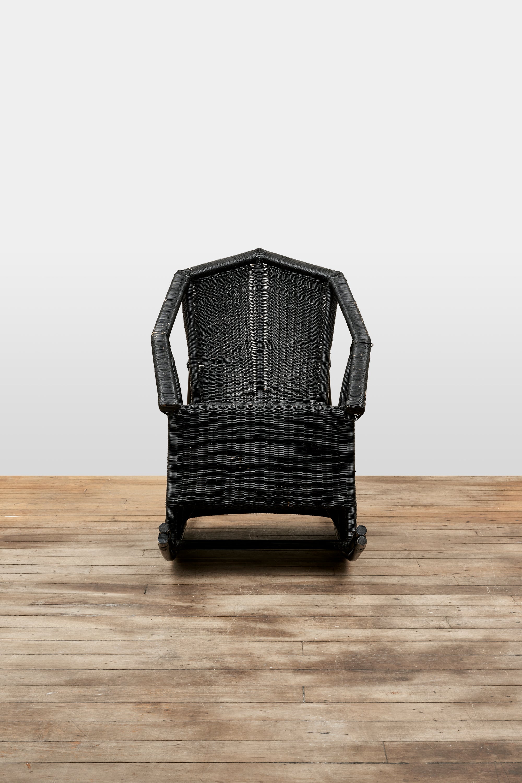 PAINTED WICKER CHAIR II