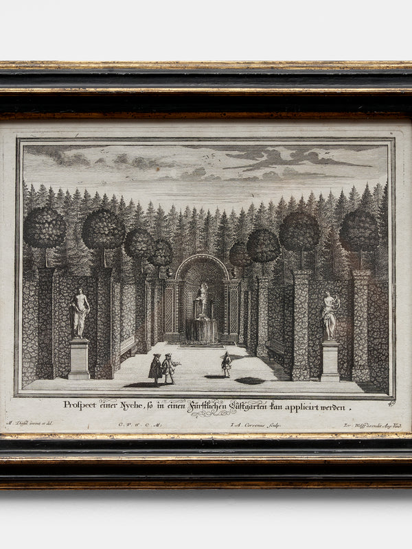 View of a pleasure garden