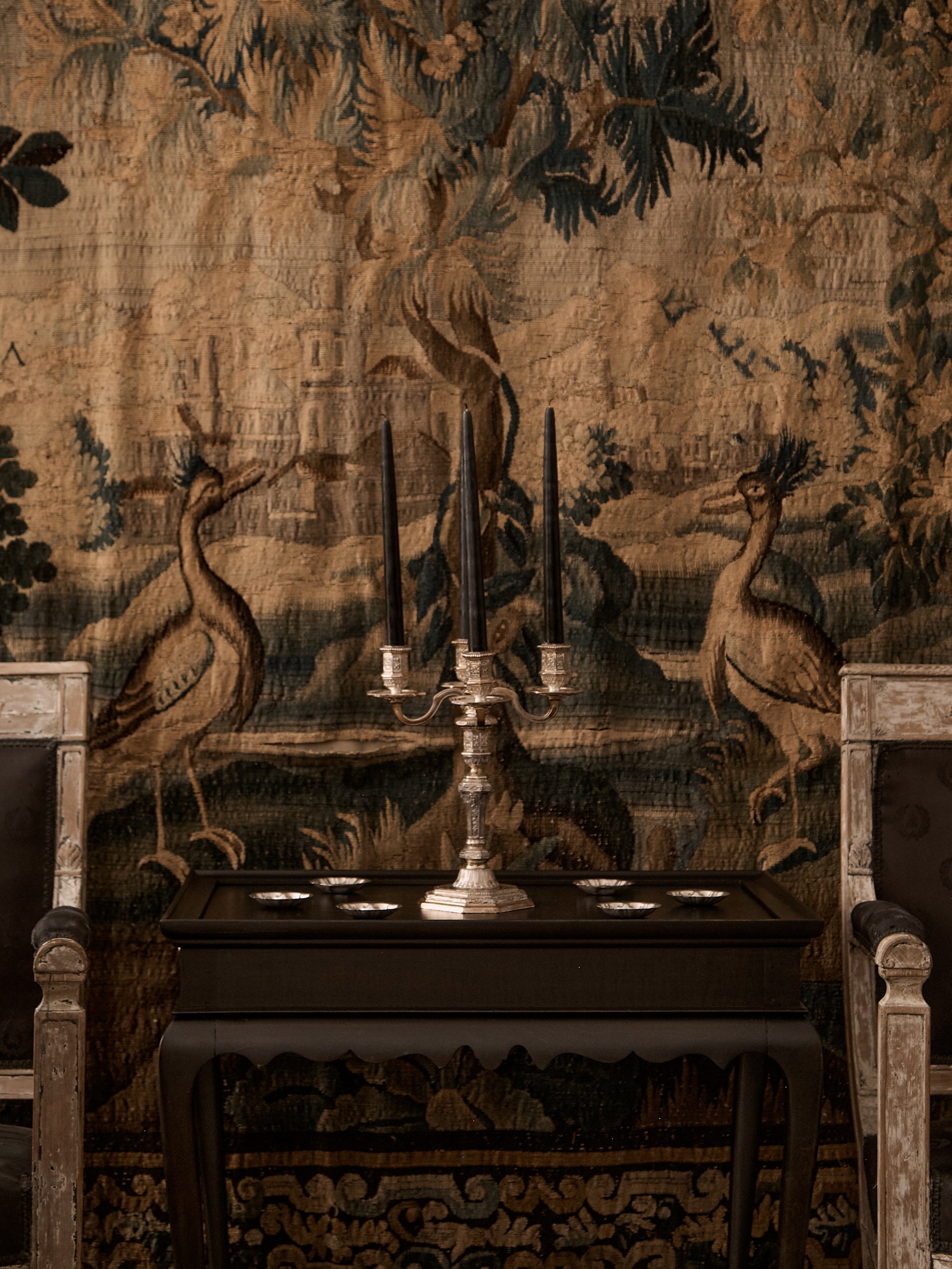 Ebonized Tea Table