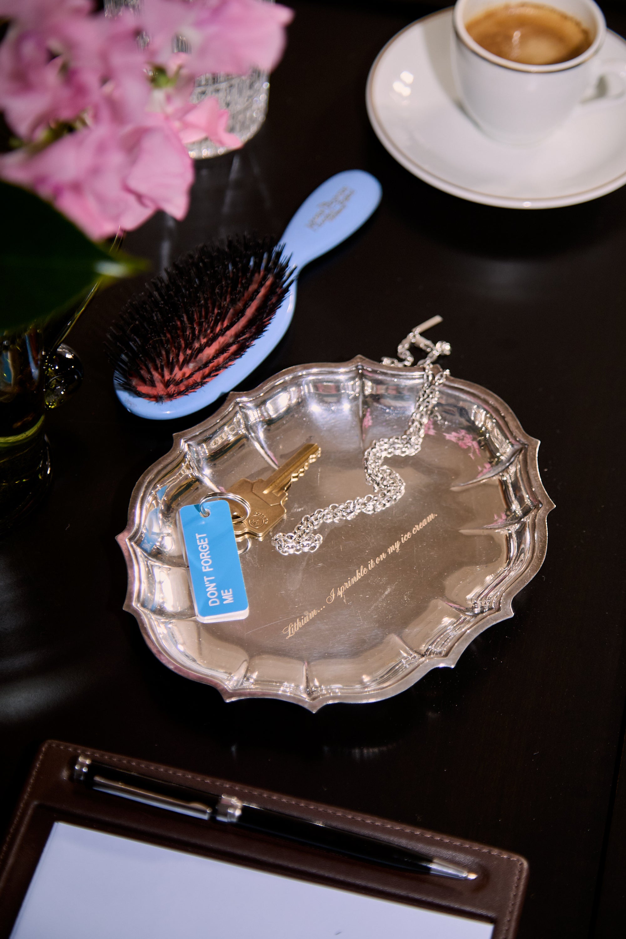 Silvered Scallop Tray