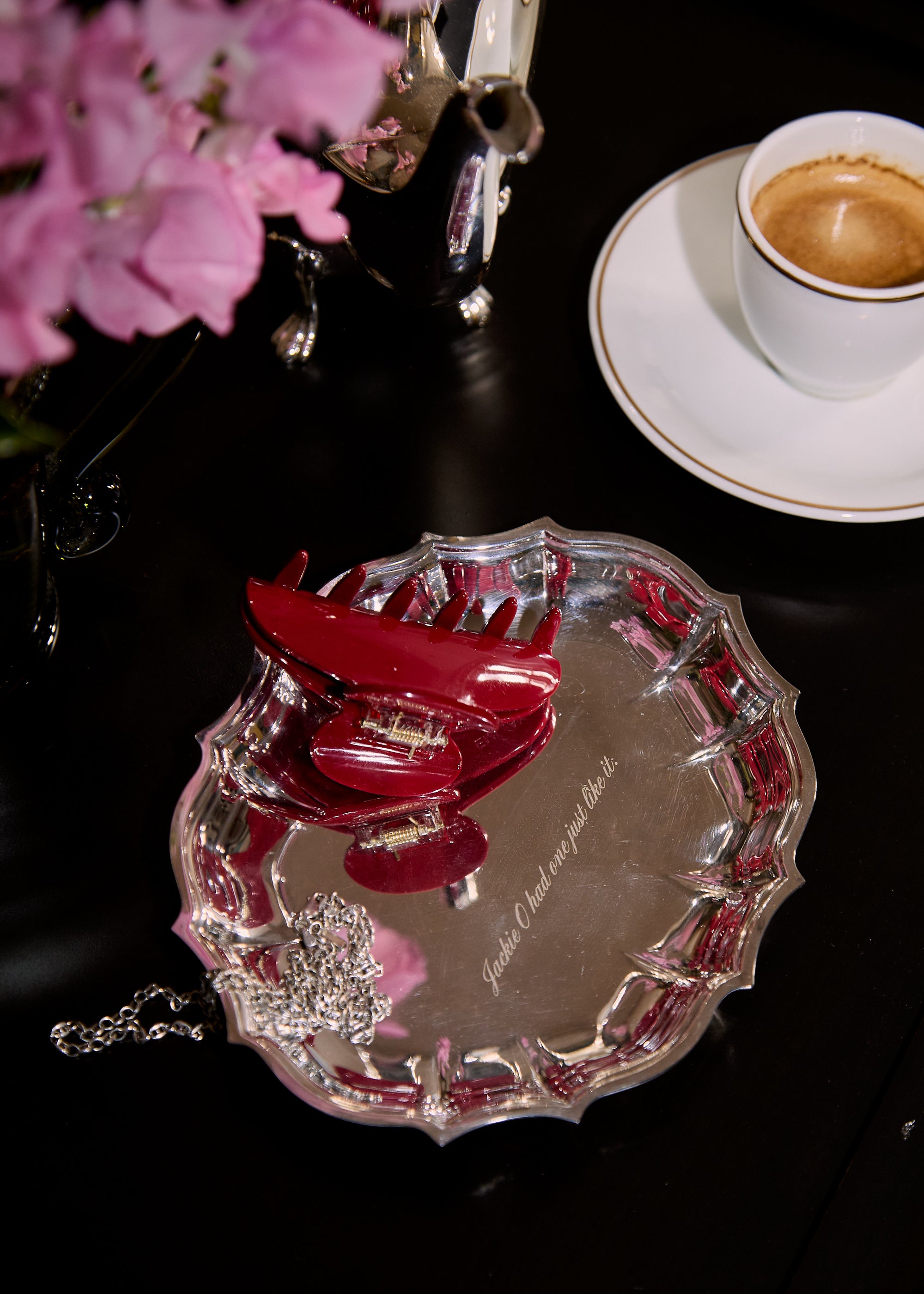Silvered Scallop Tray
