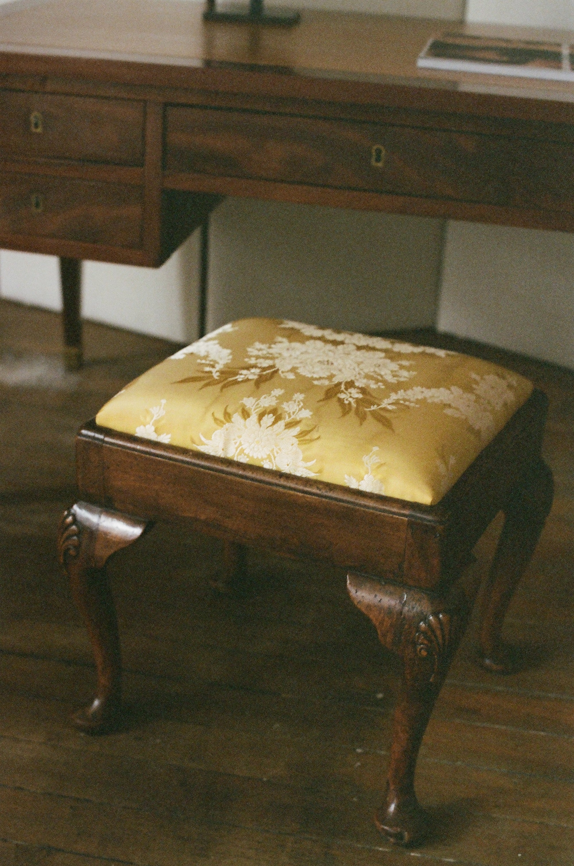 Pair of George II Walnut Stools