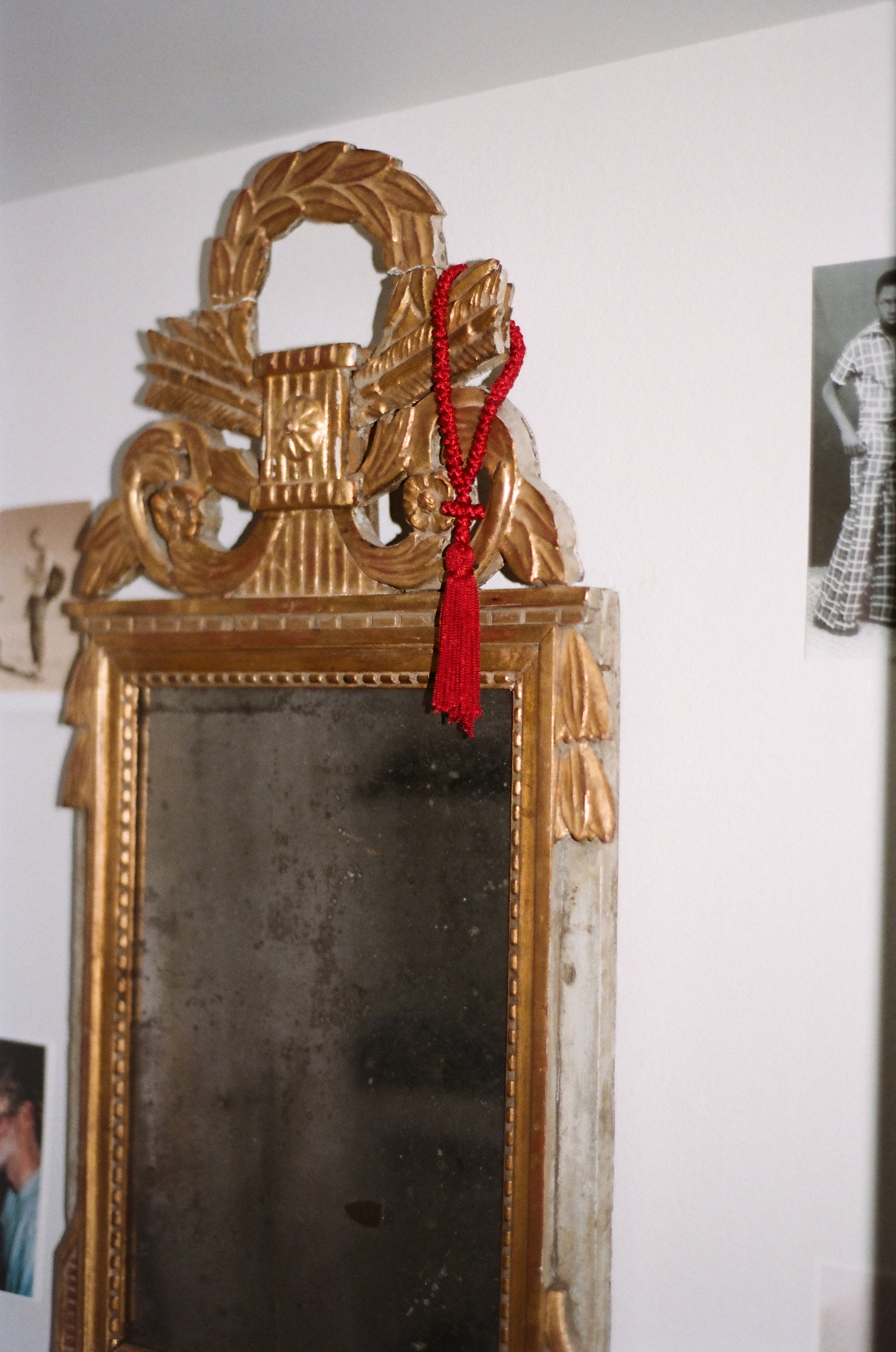 A Neapolitan gilt & gesso mirror