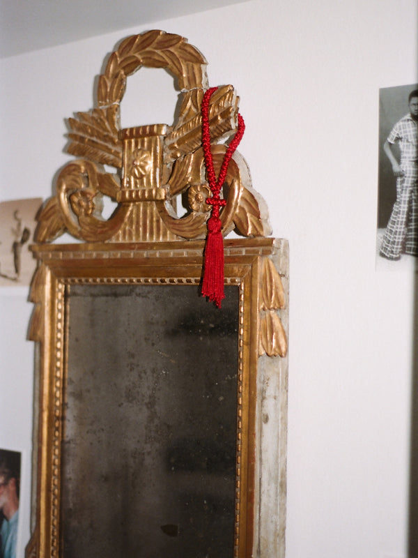 A Neapolitan gilt & gesso mirror