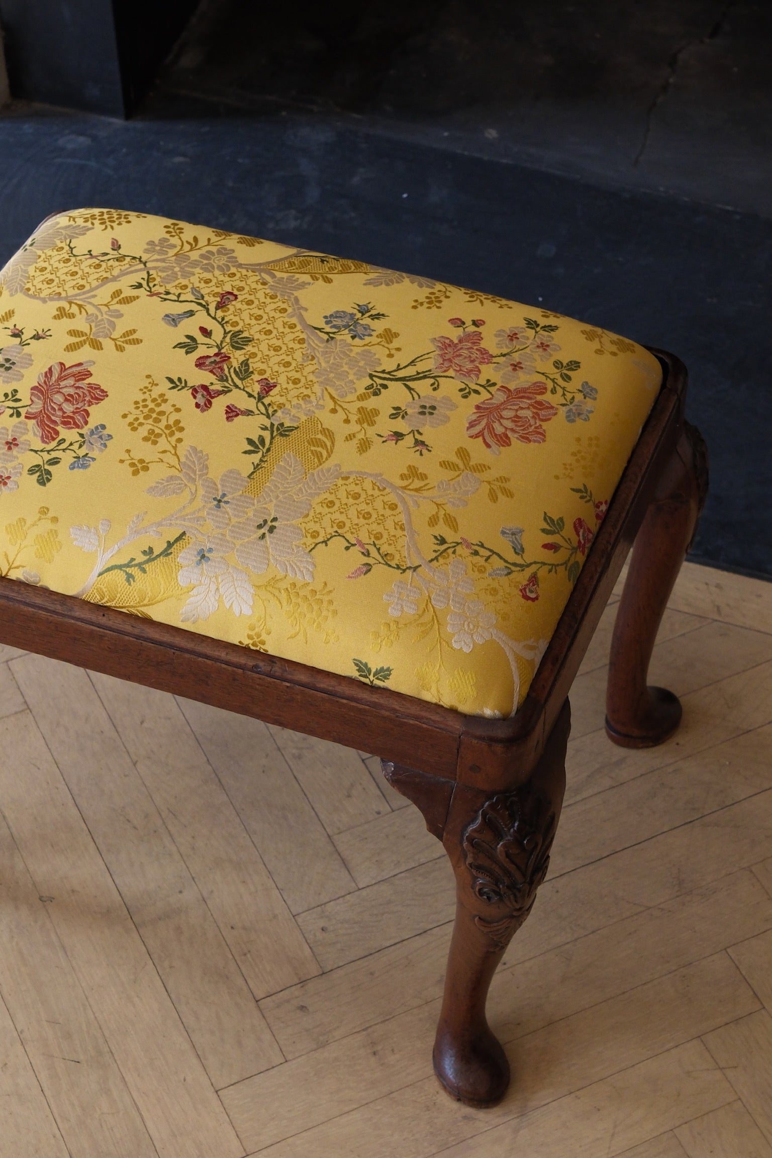 George II Walnut Stool
