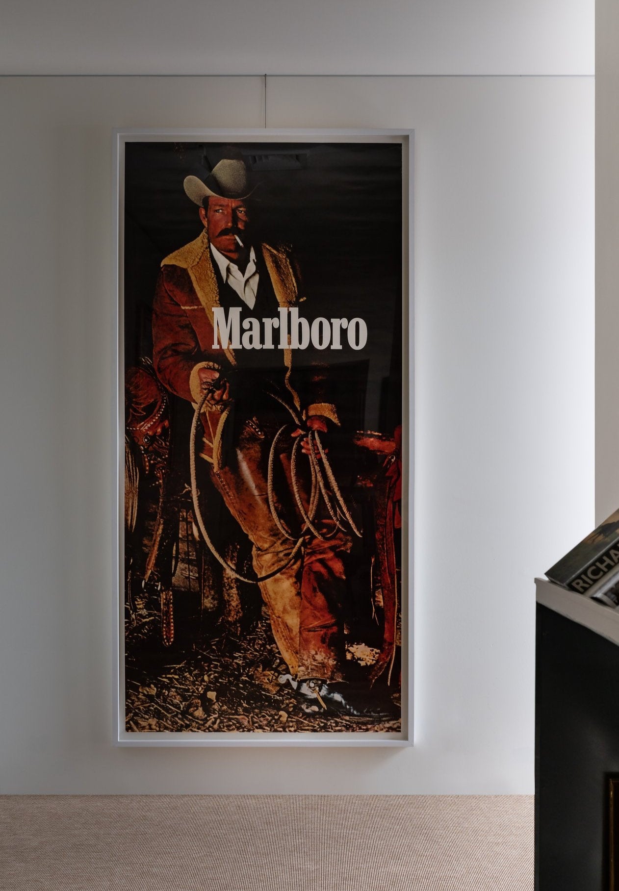Framed Vintage Marlboro Man
