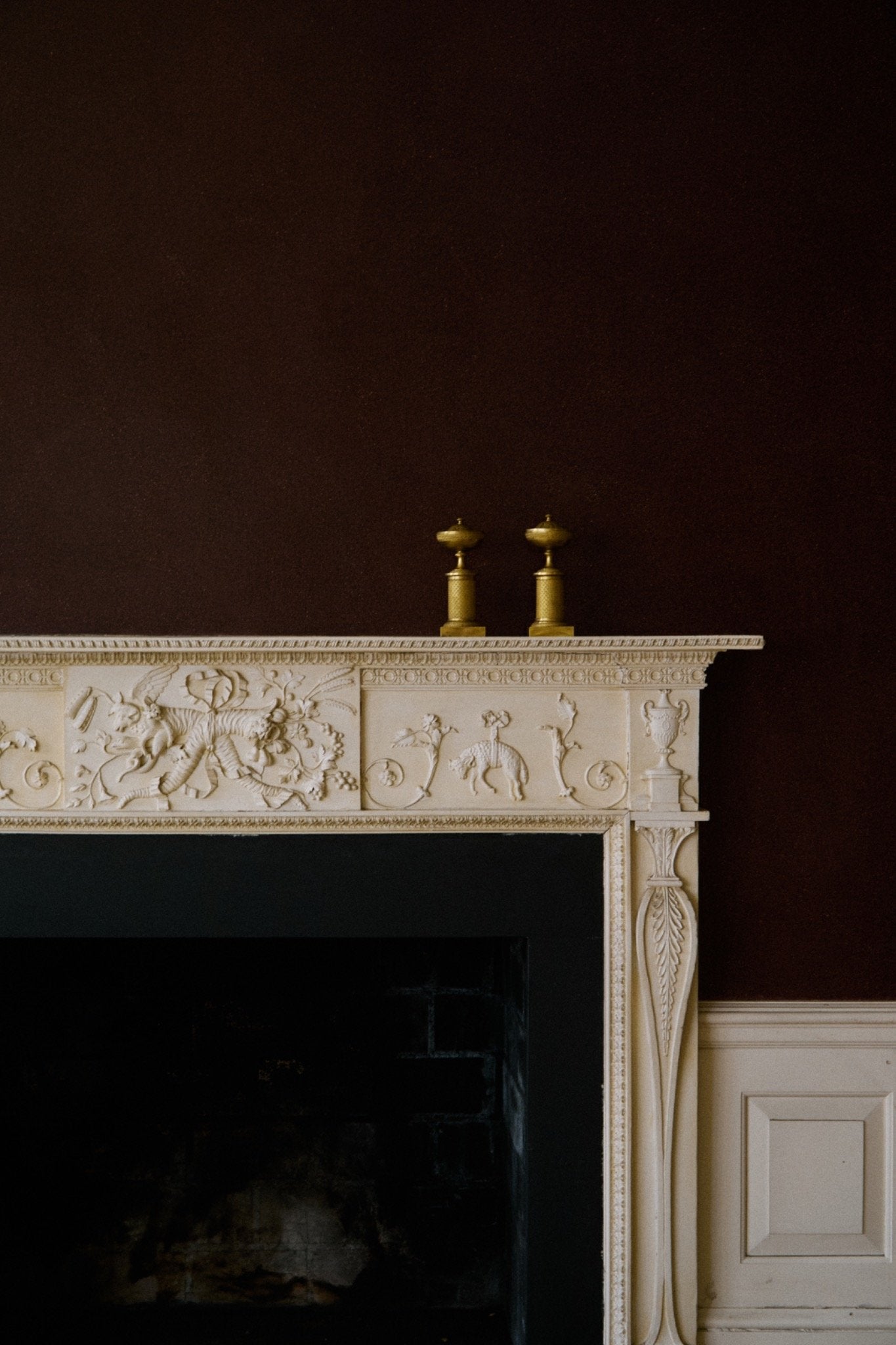 Pair of Empire Ormolu Cassolettes