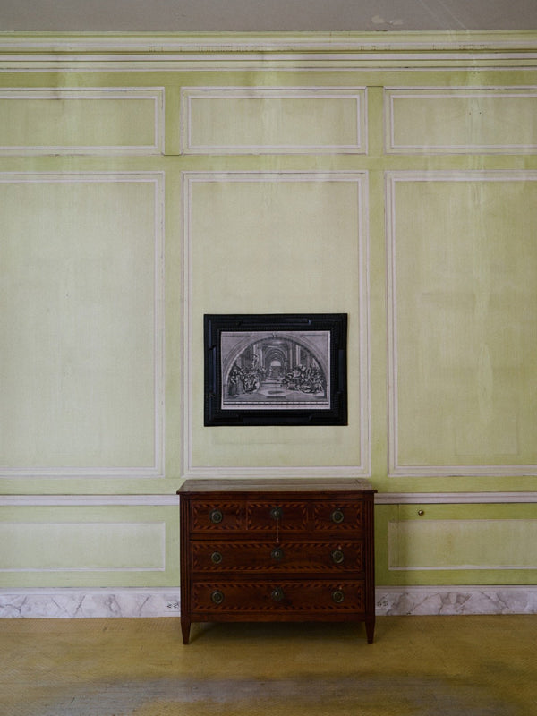 Marquetry Inlaid Neoclassical Chest of Drawers