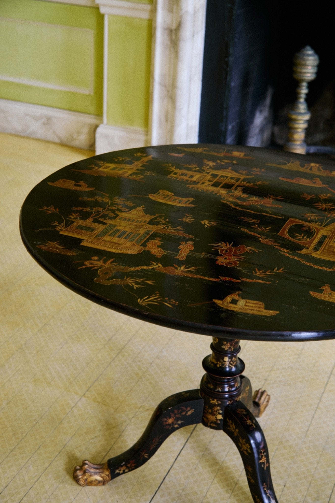 Chinese Export Lacquer Table