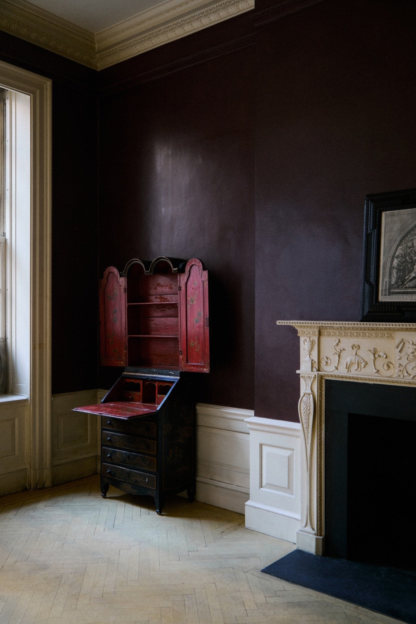 Lacquered Secretaire