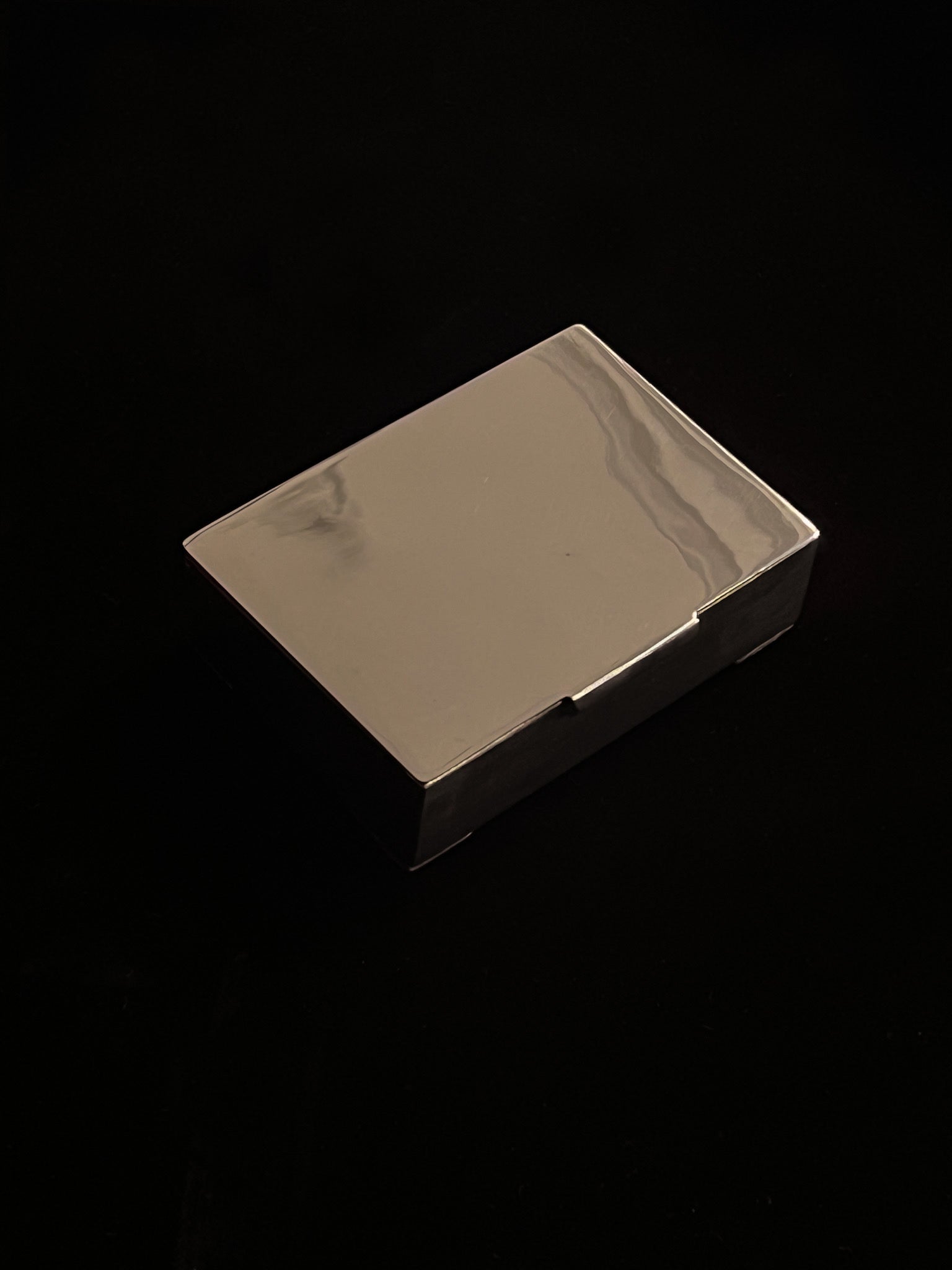 SILVERED VANITY BOX