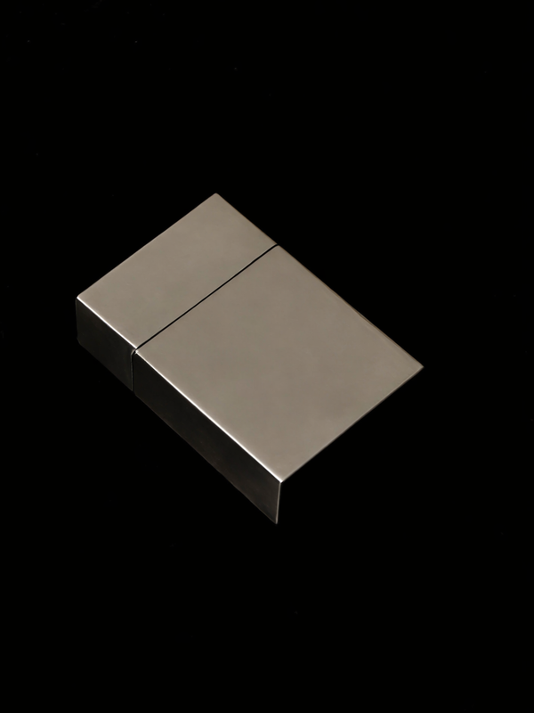 SILVERED CIGARETTE BOX