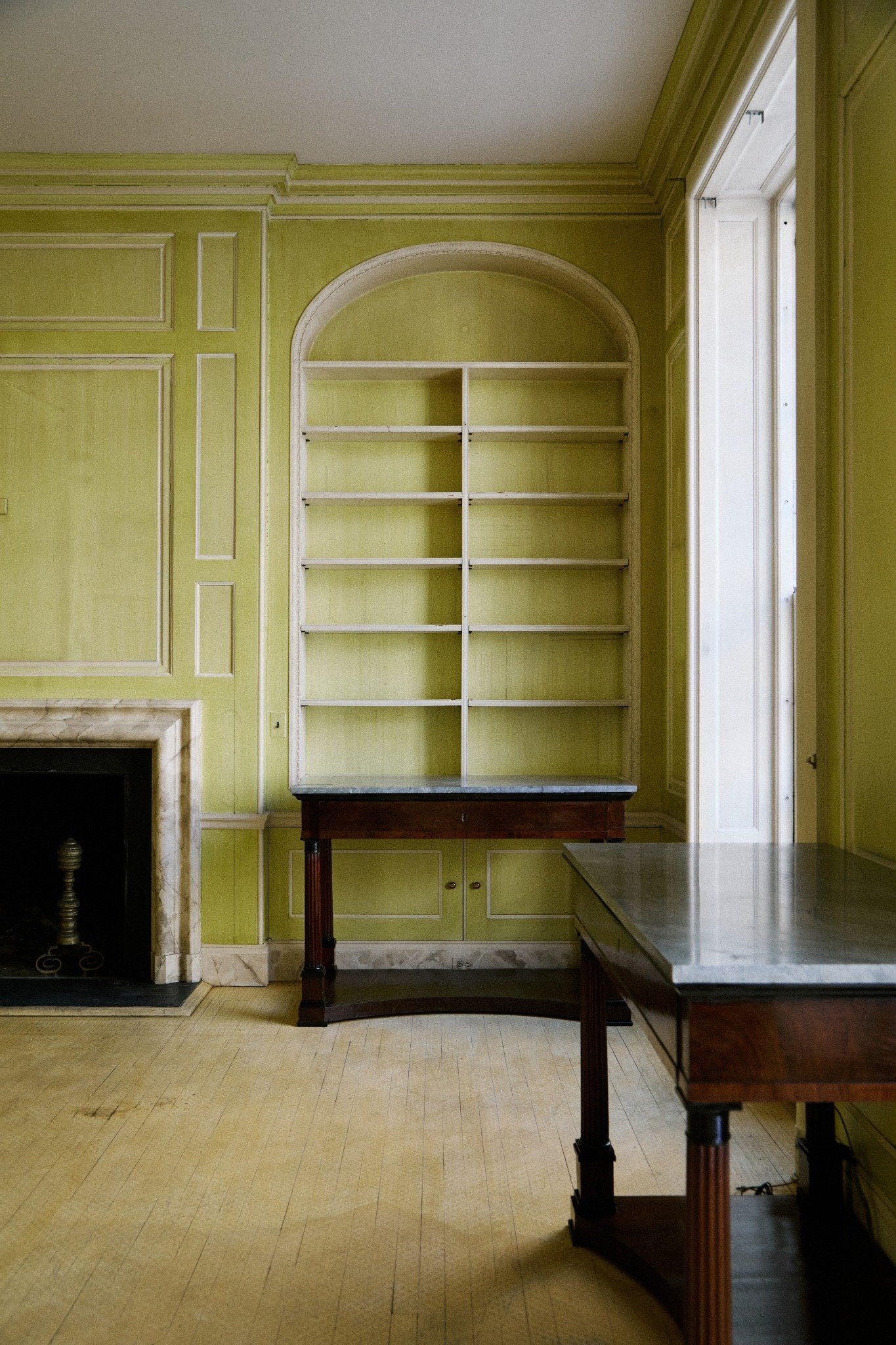 Pair of Empire Console Tables